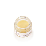 Organic Coffee Lip Balm open jar by Ella Organics
